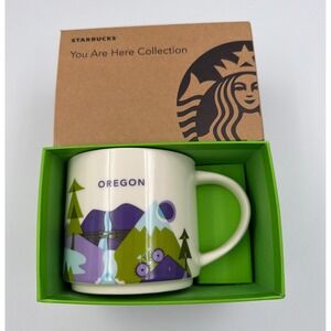 Starbucks Oregon You Are Here Collection Coffee Mug Cup 14 oz with Box NEW